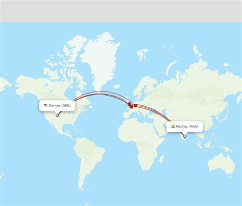 chennai to denver|$585 Flights from Chennai (MAA) to Denver (DENA)